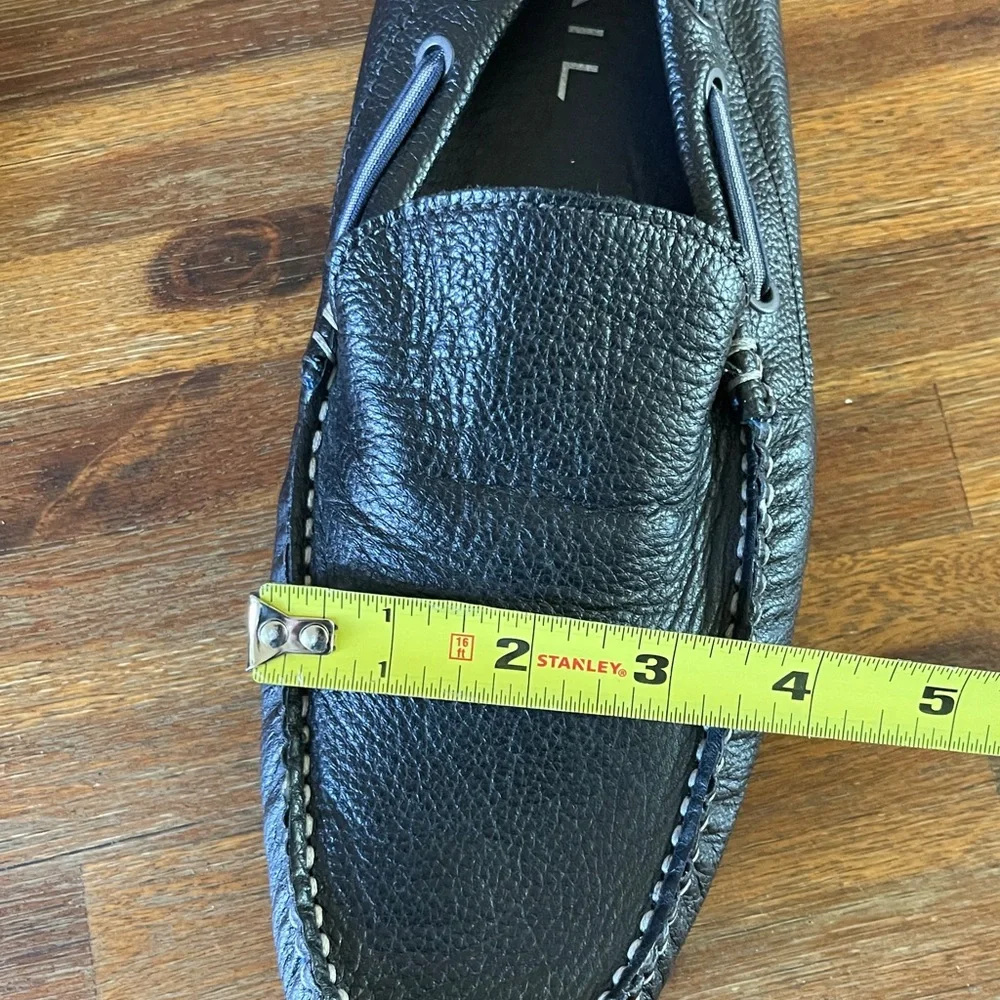 The Rail Mens‎ Leather Driving Moccasins, Black Men’s size 9.5 (Eur 43)